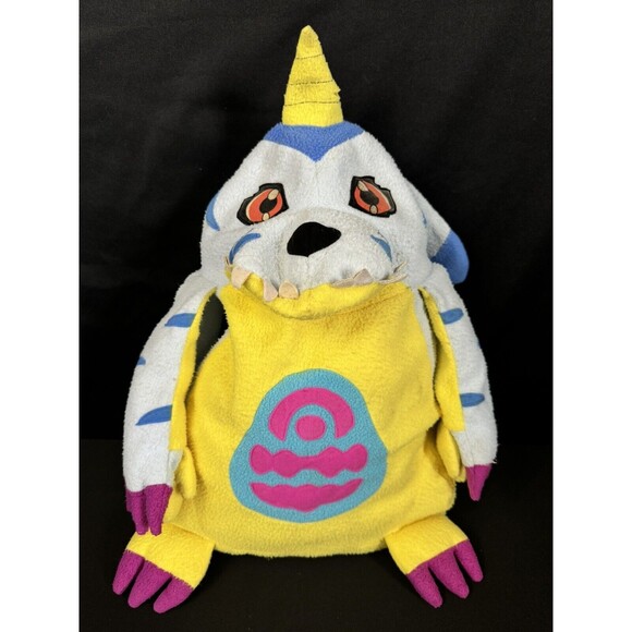 Digimon Pillow Time Pal Lg Gabumon Plush Jay Franco VTG 2000 Rare - Picture 1 of 13